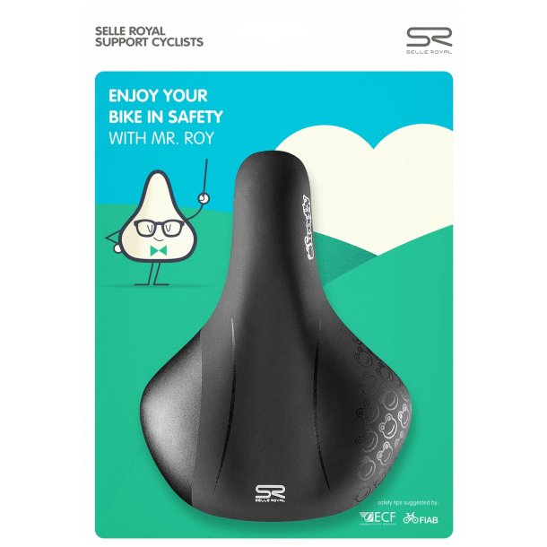 Selle Royal Saddle Froggy 12-16 tommer 1702 Sort