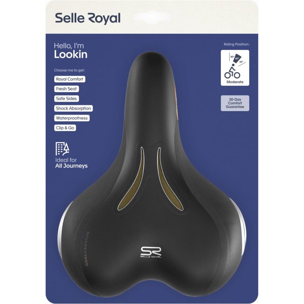 Selle Royal Saddle Look i moderat 5235 sort