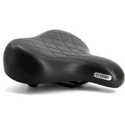 Selle Royal-sadel Cruiser Relaxed XXL sort