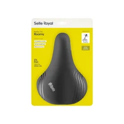 Selle Royal cykelsadel Roomy Moderate sort