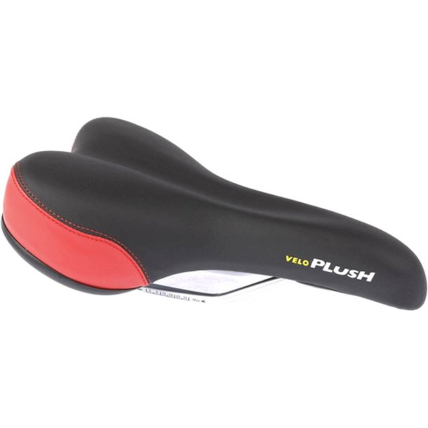 Velo Saddle Plush Sport VL-3011 Uni sort/Red