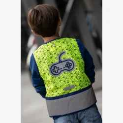 Wowow refleksvest til b�rn Zippy - gul - S