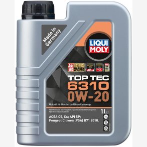 Olie Toptec 6310 1L 0W-20