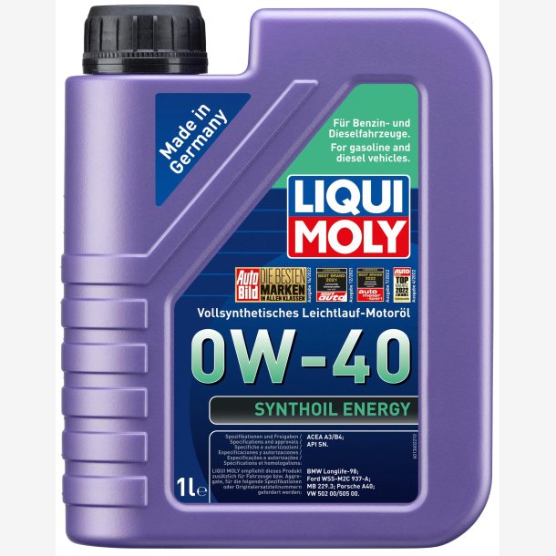 Motoroel Syntholie Energi