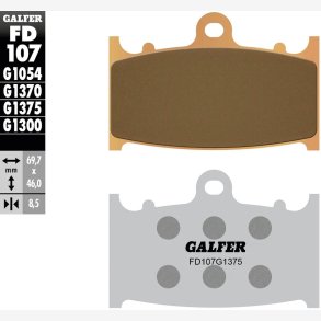 BREMSEKLODSER GALFER FD107