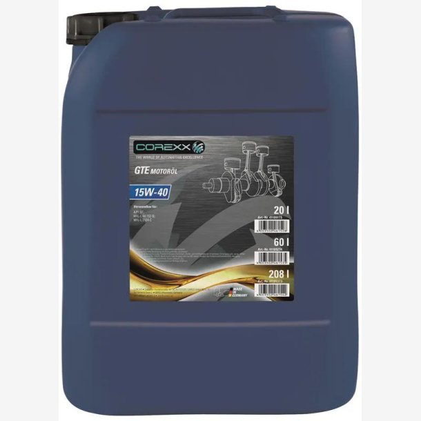 MOTOROLIE 15W-40 20 L