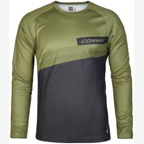Jersey conway ride t-shirt med l�ngde b�de