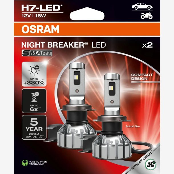 LAMPE H7 LED 12 V 16W