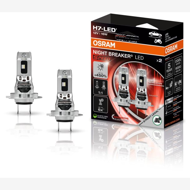 LAMPE H7 450 2VP LEDSPEED