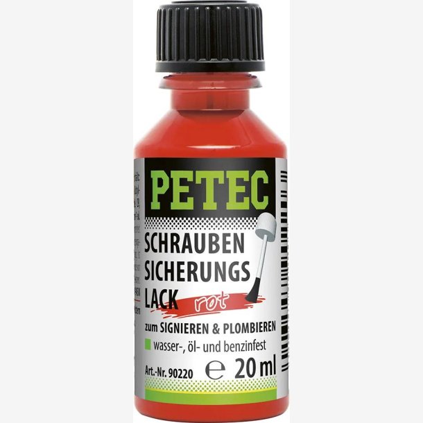 SIKKERHEDSLAK R�D 20ML