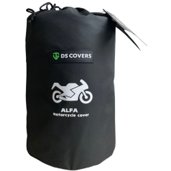 Motorcyle cover DS Covers ALFA Xlarge - with licence plate window