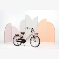 Alpina Clubb 20" pigecykel med fodbremse og frontlad - Rose Gold