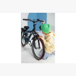 Alpina Yabber 18" drengecykel med fodbremse - bl�