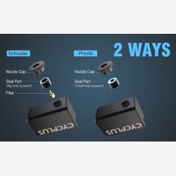 Elektrisk genopladelig cykelpumpe Hendries Cycplus A2S Cube Mini