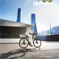 Cykelkurv til bagagebrer Basil Cento Tech Fiber WSL 21 liter 46 x 34 x 25 cm - isbl slv