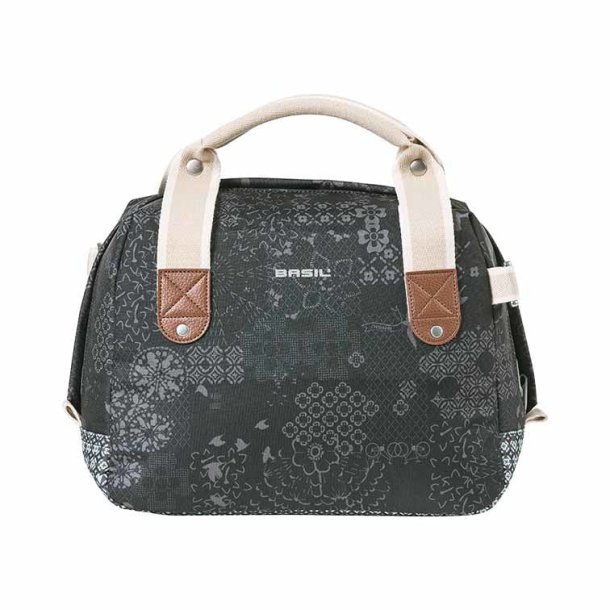 Cykeltaske til styr Basil Bohme City Bag 8 liter  32 x 12 x 23 cm - mrkegr