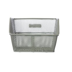 Basil Cento Flower cykelkurv - bagp, metal net - olivengrn