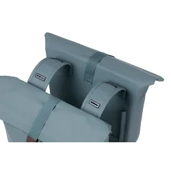 Dobbelt cykeltaske Basil City 28-32 liter 12 x 29 x 30 cm - grafitbl