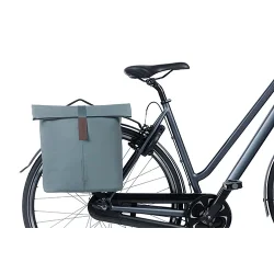 Dobbelt cykeltaske Basil City 28-32 liter 12 x 29 x 30 cm - grafitbl