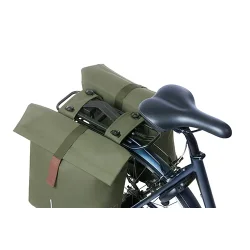Basil City Double cykeltaske MIK 28-32 liter 12 x 29 x 30 cm - mos grn