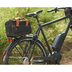 Trunkbag Basil Miles MIK 7 liter 29 x 18 x 17 cm - Sort/Gr