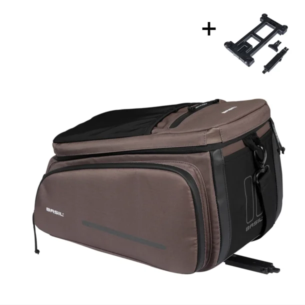 Trunkbag Basil Move MIK 26 liter 24 x 33 x 18 cm - brun