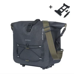 Trunkbag Basil Navigator Storm MIK 13 liter - 15 x 30 x 31 cm - sort - vandtt