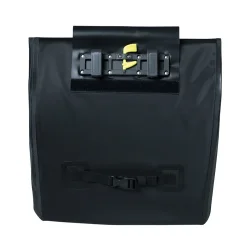 Cykeltaske Basil Urban Dry Shopper 20 liter 34 x 16 x 48 cm - sort pressenning, vandtt