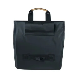 Cykeltaske Basil Urban Dry Shopper 20 liter 34 x 16 x 48 cm - sort pressenning, vandtt