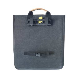 Cykeltaske Basil Urban Dry Shopper 20 liter 34 x 16 x 48 cm - gr, vandtt