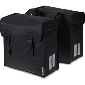 Dobbelt cykeltaske Basil Mara XL 35 liter 35 x 15 x 32 cm - sort
