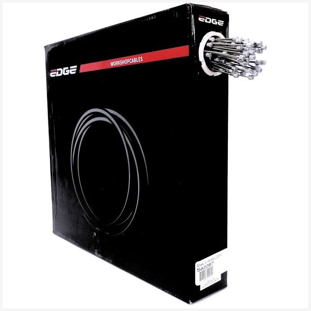 Indergearkabel Edge 2250mm rustfrit st�l �1,1mm med N-nippel �4�4mm (100 stk.)