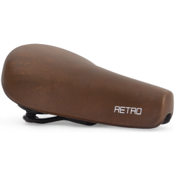 Cykelsadel Edge City Retro - mrkebrun