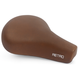 Cykelsadel Edge City Retro - mrkebrun