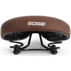 Cykelsadel Edge City Retro - mrkebrun