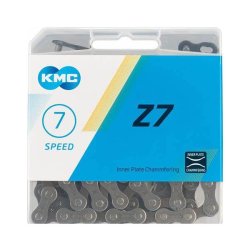 K�de 7 speed KMC 1/2 x 3/32" Z7 - brun/gr�