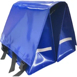 Clarijs cykeltaske dobbelt XL PVC 46L vandtt - bl