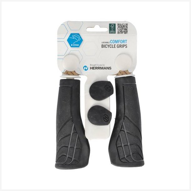 Herrmans hndtag Line DD36 125mm sort