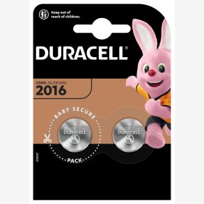 Duracell batteri CR2016 3V krt (2)