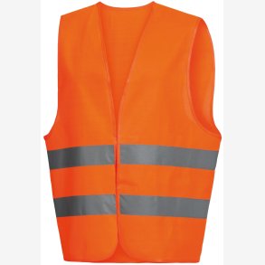 SIKKERHEDSVEST POLYESTER ST�RRELSE