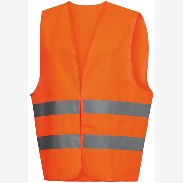 SIKKERHEDSVEST POLYESTER ST�RRELSE