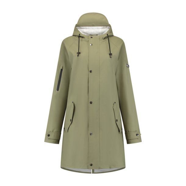 Mirage Rainfall trenchcoat soft touch M olivengrn