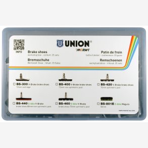 Union bremseklods V-bremse 80 mm E-cykel WP (25)