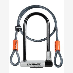 Kryptonite U-l�s Kryptolok Standard med kabel ART2