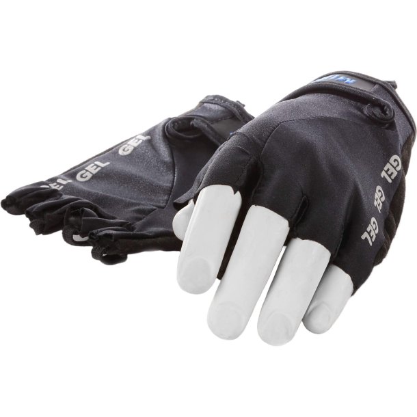 Mirage fingerls Lycra gel handske sort XL