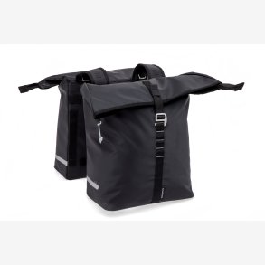 Ny Looxs dobbelt Cantos cykeltaske sort 36L