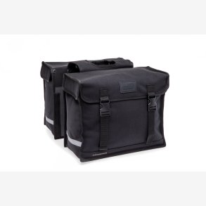 Ny Looxs dobbelt Deluxe cykeltaske, sort, 46L