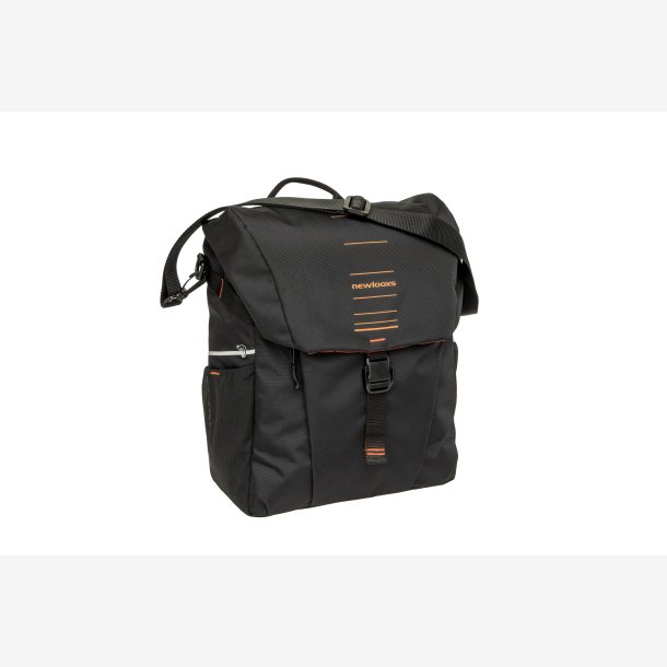 Ny Looxs cykeltaske single Vigo single sort orange 20L