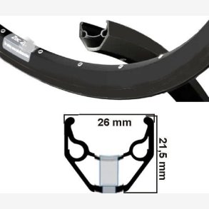 Ryde f�lg 28 ZAC421 sort skive 32/14