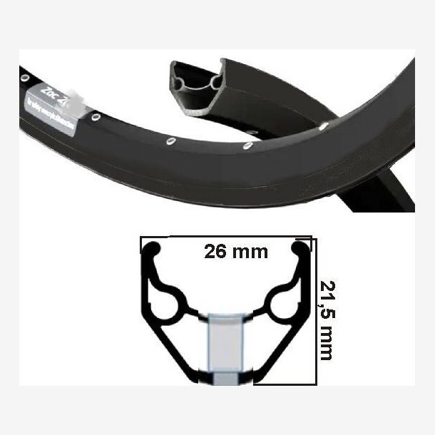 Ryde flg 28 ZAC421 sort skive 36/14